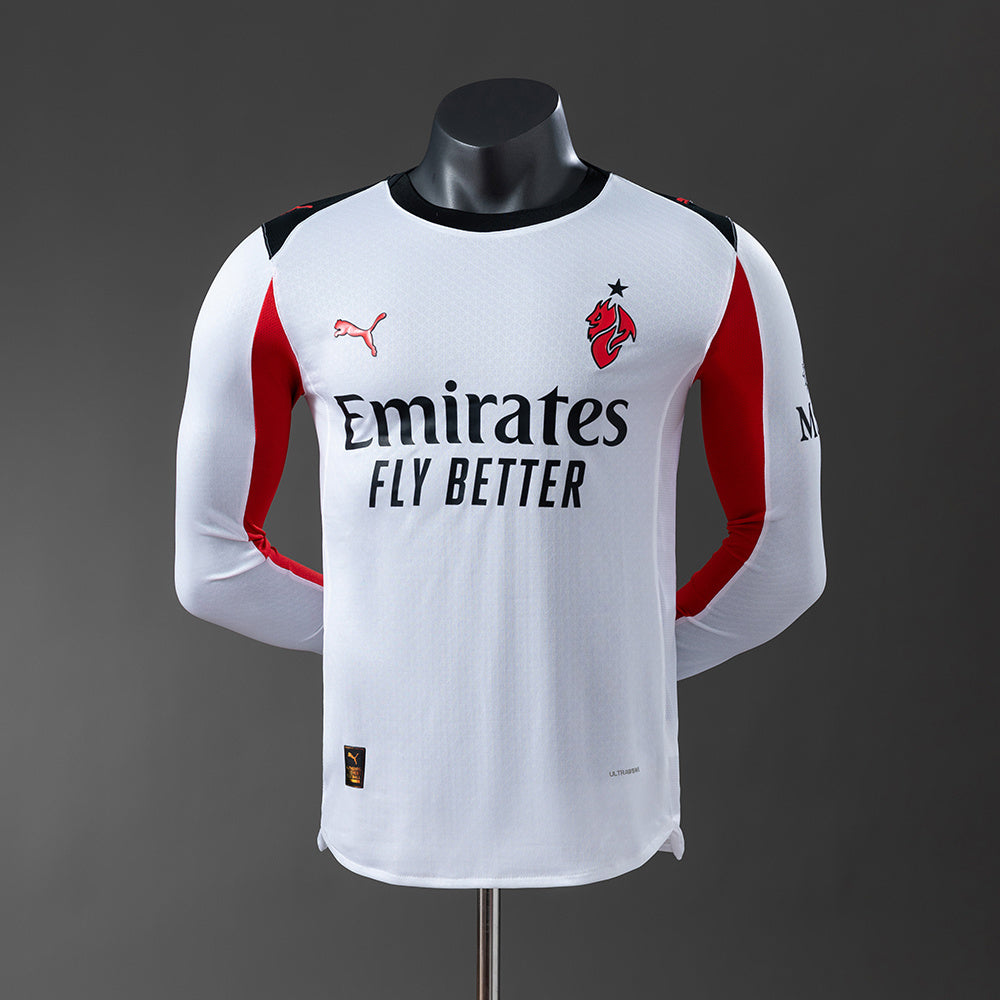 AC Milan Jersey 25/26 Away Long Sleeves Football Kit Player