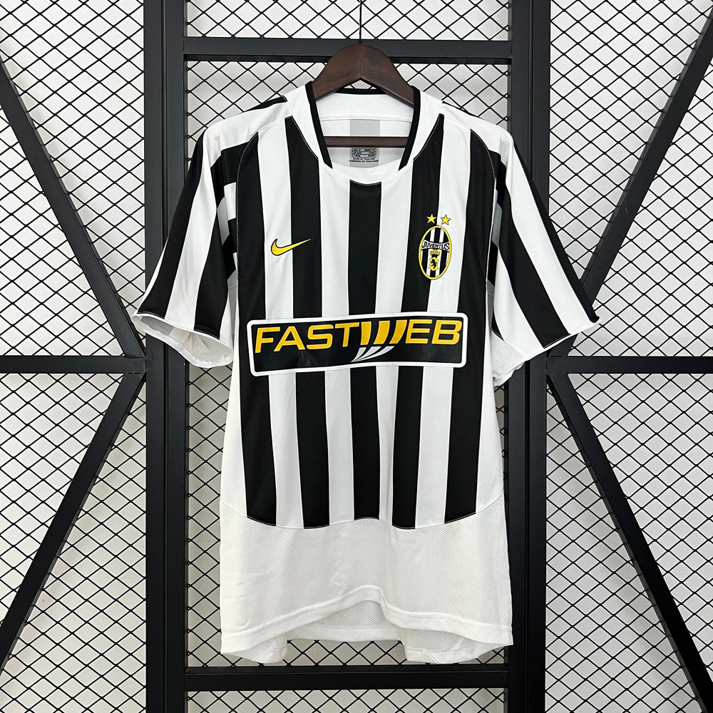 Retro Juventus Jersey 2003-04 Home Football Kit Soccer