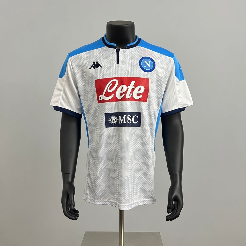 Retro Napoli Jersey 2019-20 White Football Kit Soccer