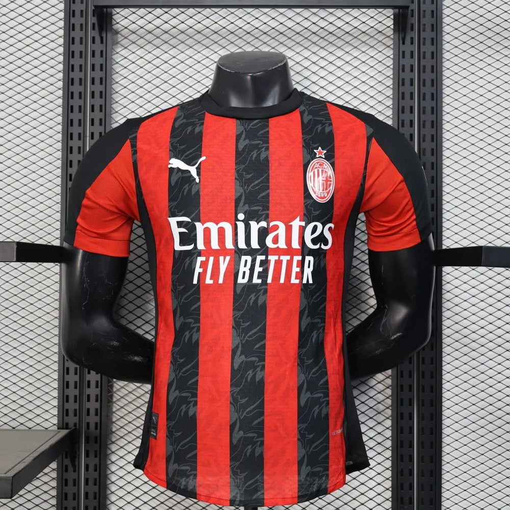 player version ac milan jersey 25/26 home football kit