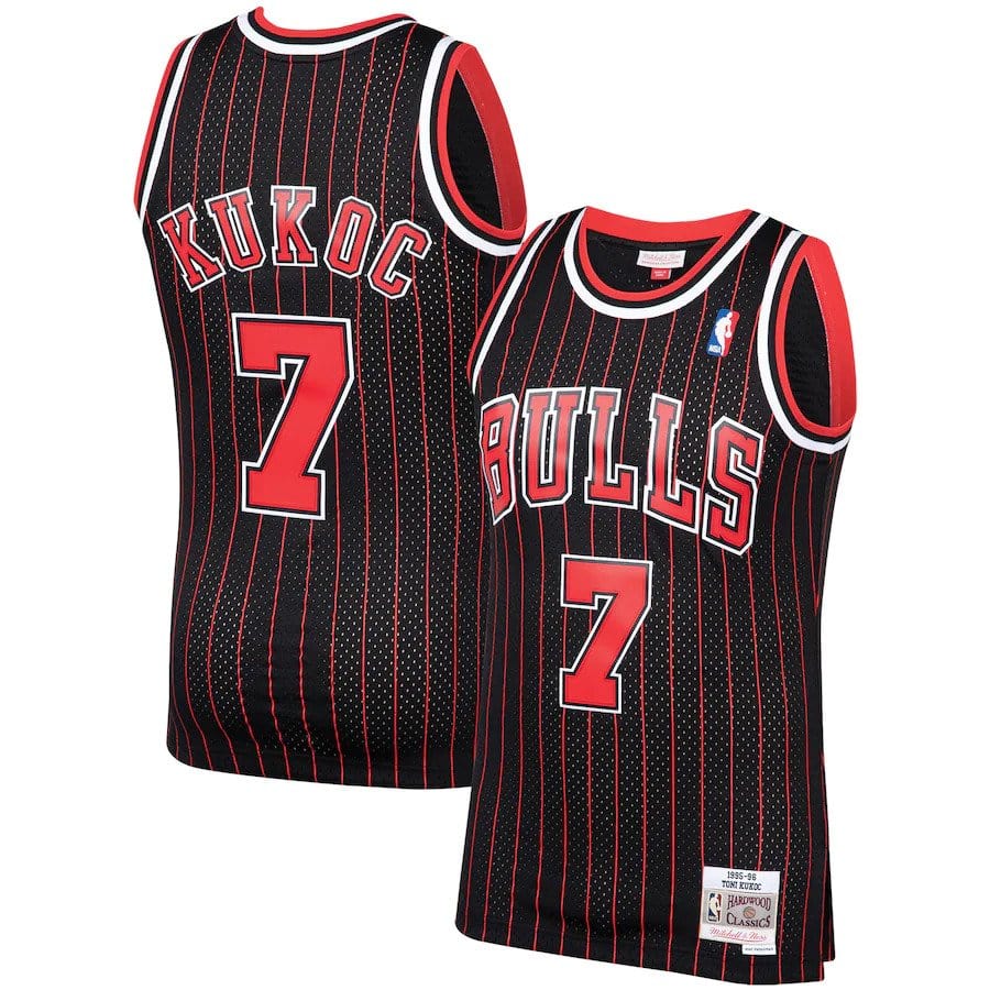 Tony Kukoc Chicago Bulls 1995/96 Hardwood Classics Jersey