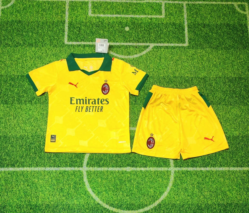Kids AC Milan Jersey 25/26 Third Football Kit Soccer
