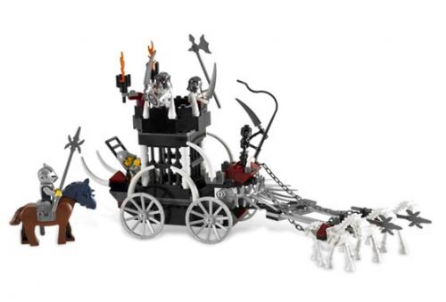 7092 Skeletons' Prison Carriage (Used) LEGO Castle