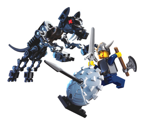 7015 Viking Warrior Challenges the Fenris Wolf (Certified) LEGO Vikings