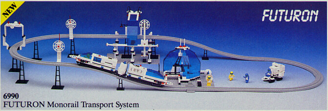 6990 Futuron Monorail Transport System (Certified) LEGO Space