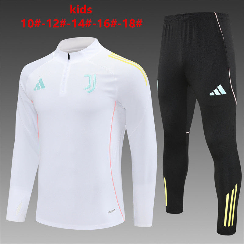 Kids Juventus Training Tracksuits 25/26 Football Kit Soccer