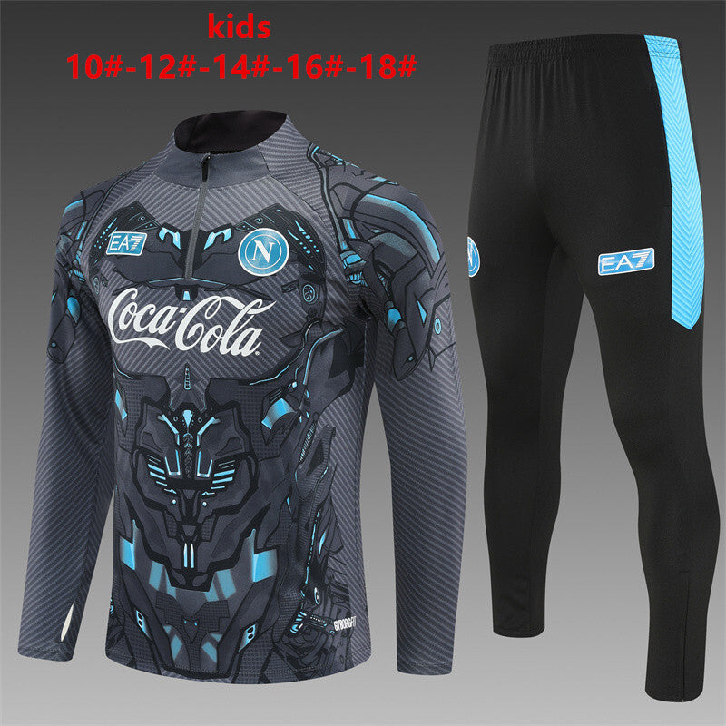 Kids SSC Napoli Training Tracksuits 25/26 Football Kit