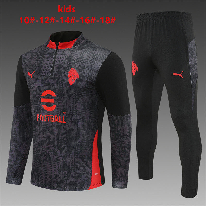 Kids AC Milan Training Tracksuits 25/26 Football Kit Soccer
