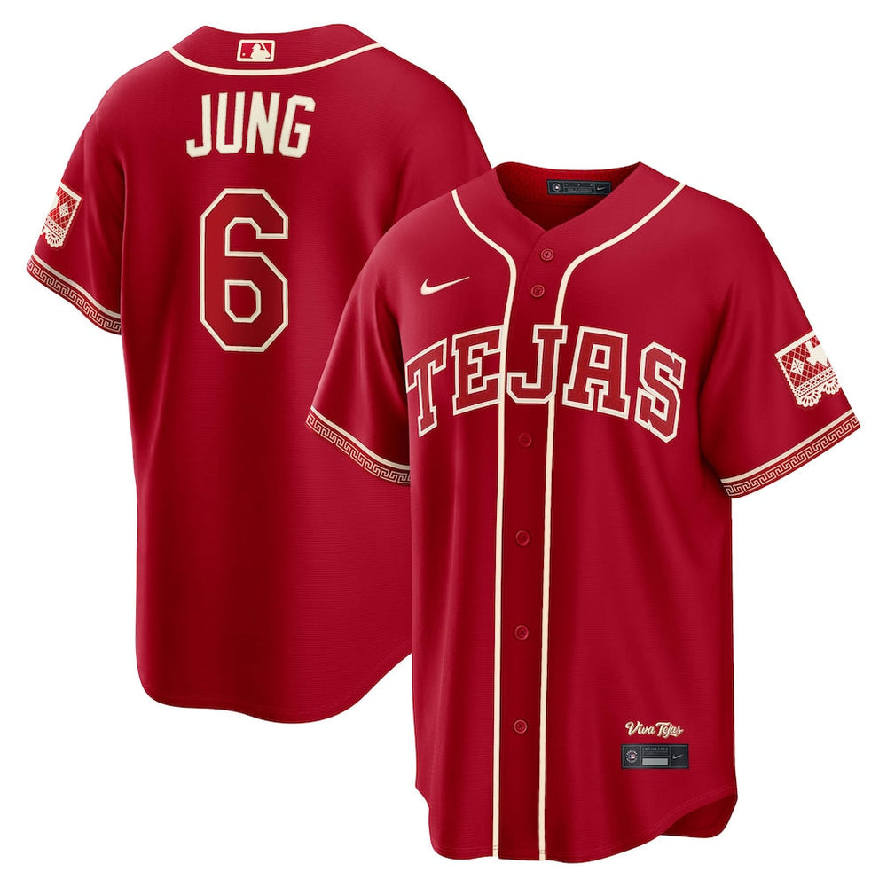 Josh Jung Texas Rangers 2026 City Connect Stadium Jersey