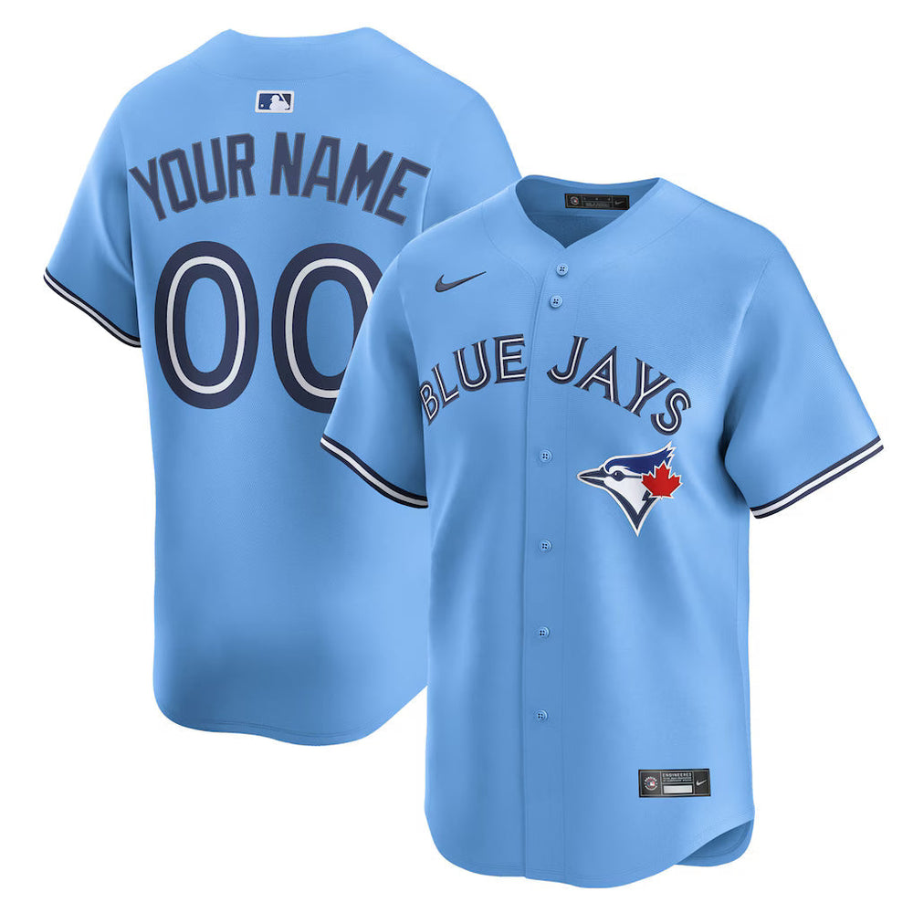 Custom Toronto Blue Jays Alternate Jersey - Light