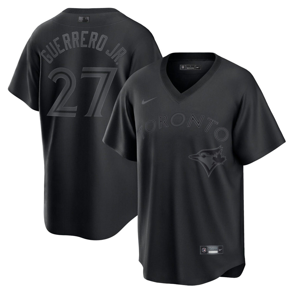 Vladimir Guerrero Jr Toronto Blue Jays Pitch Black Jersey –
