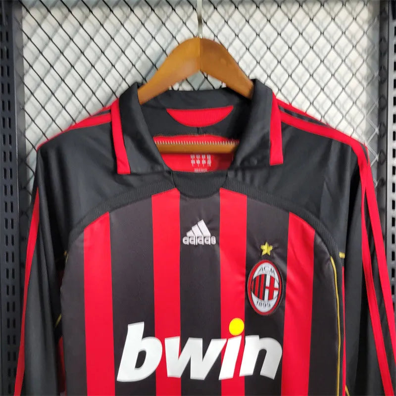 AC Milan Jersey Home Kit 2006 2007 Retro Long Sleeves product image 4