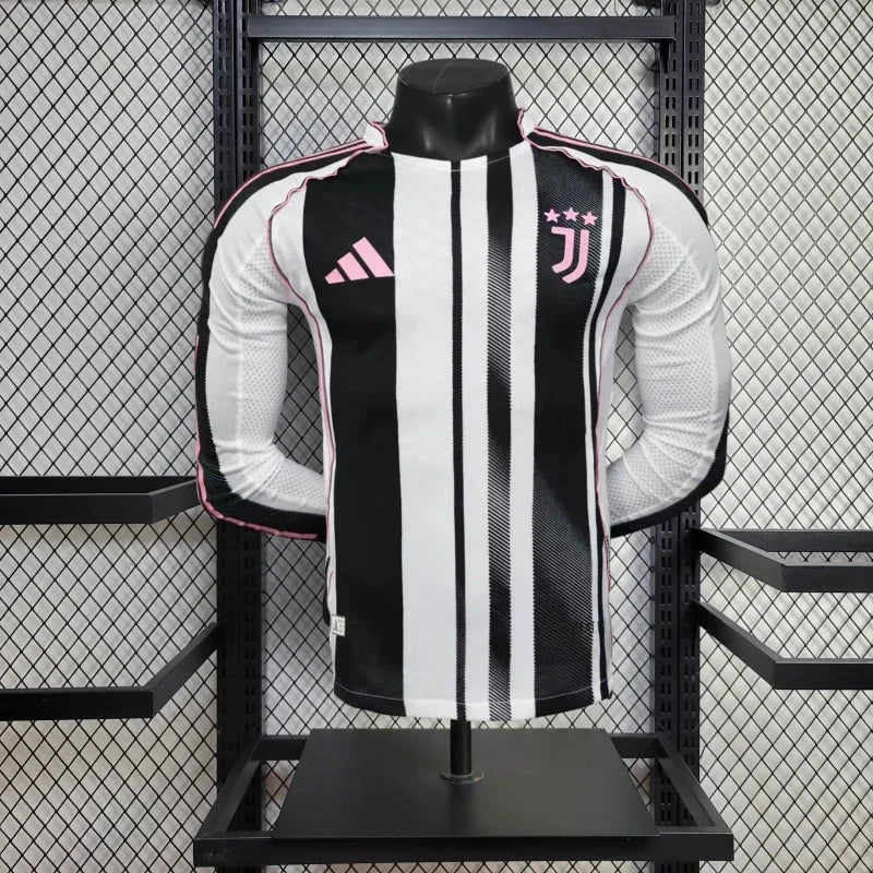 Player Version Juventus Jersey 25/26 Home Long Sleeves