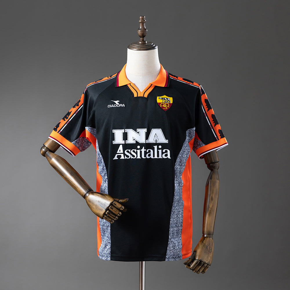 Rome Third Jersey 1998-99 Retro Football Kit Soccer