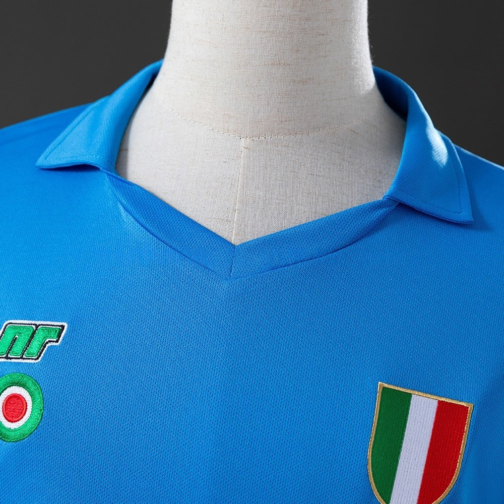 Napoli Jersey 1987-88 Home Retro Football Kit Long Sleeves product image 7