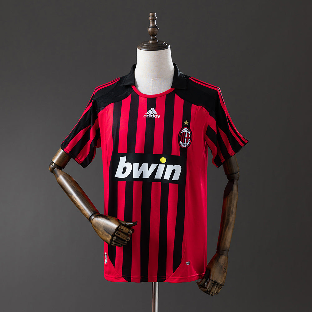 AC Milan Jersey 2007-08 Home Retro Football Kit product image 1