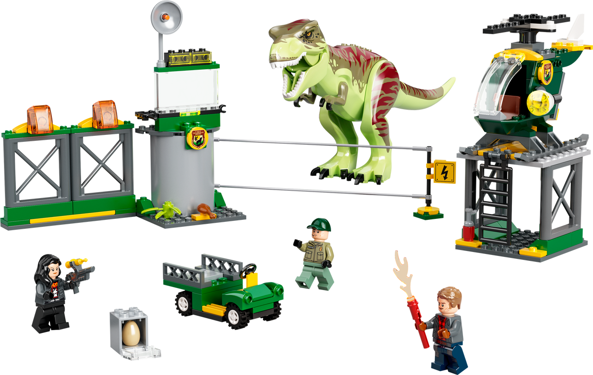 76944 T. rex Dinosaur Breakout (Used) LEGO Jurassic World product image 1, provided for visual reference and product detail