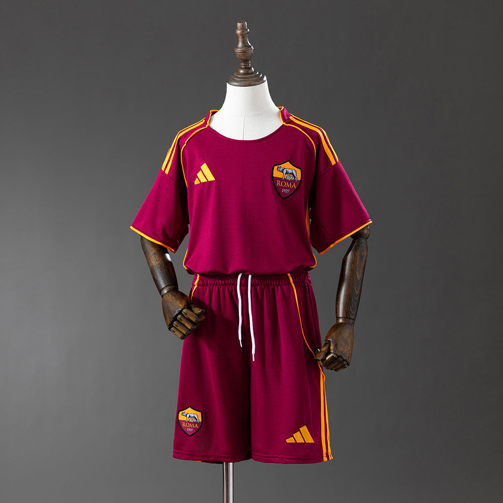 Kids AS Roma Jersey 25/26 Home Football Kit product image 1