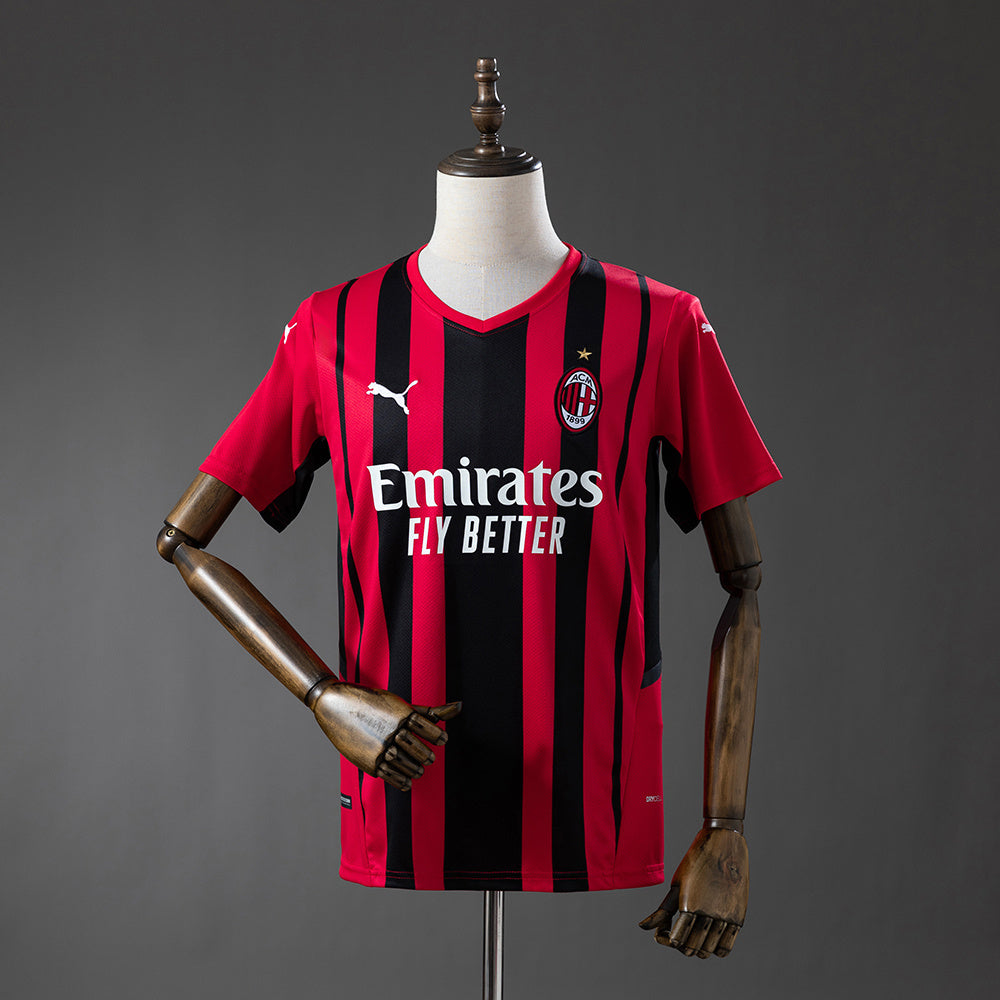 AC Milan Home Jersey 2021-22 Retro Football Kit Soccer Shirt product image 1