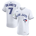 Kazuma Okamoto Toronto Blue Jays Jersey - White product image 1