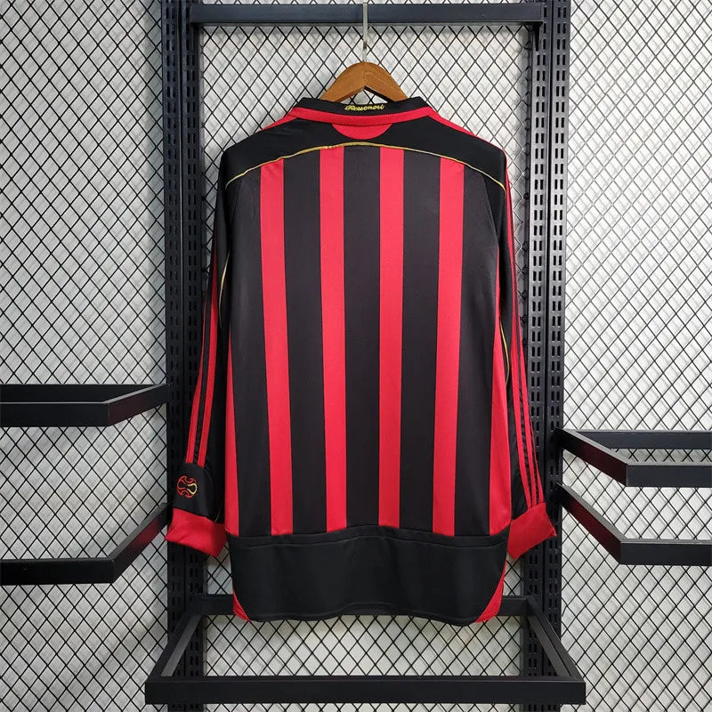 AC Milan Jersey Home Kit 2006 2007 Retro Long Sleeves product image 5