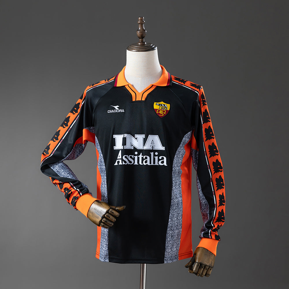 Rome Third Jersey 1998-99 Retro Football Kit Long Sleeves product image 1