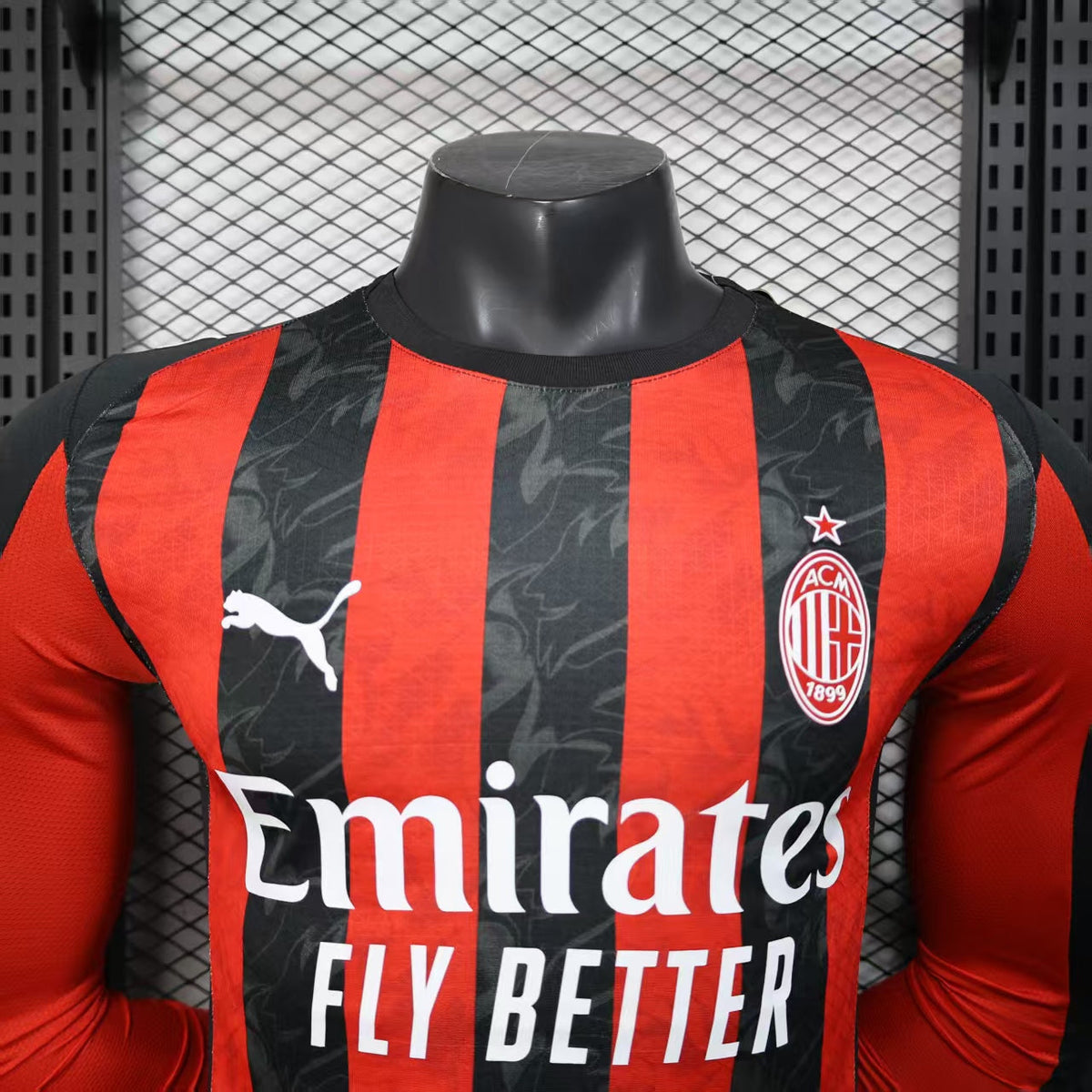 Player Version AC Milan Jersey 25/26 Home Long Sleeves product image 2