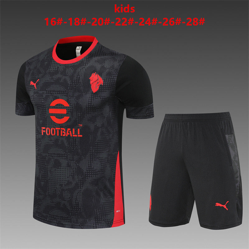 Kids AC Milan Training Tracksuits 25/26 Football Kit Soccer