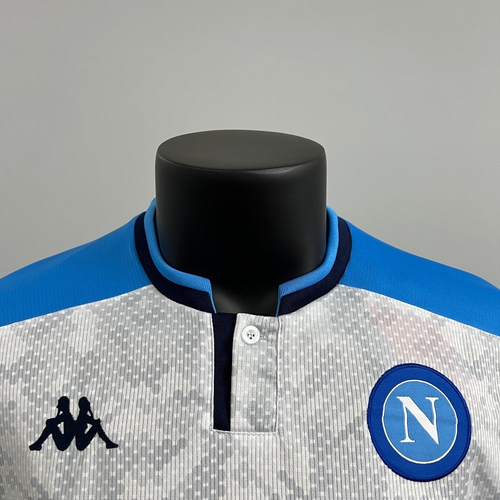 Retro Napoli Jersey 2019-20 White Football Kit Soccer product image 6