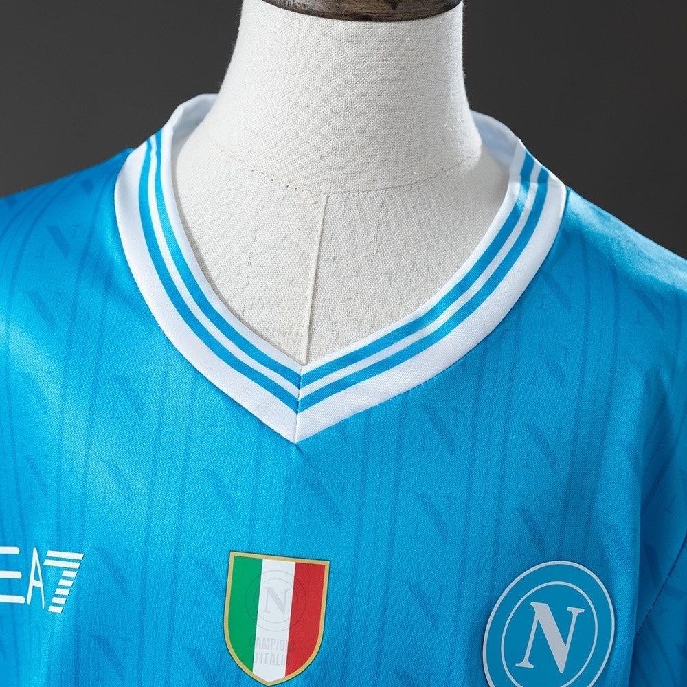 Kids SSC Napoli Jersey 25/26 Home Football Kit product image 3
