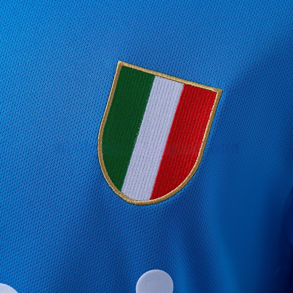 Napoli Jersey 1987-88 Home Retro Football Kit Long Sleeves product image 5