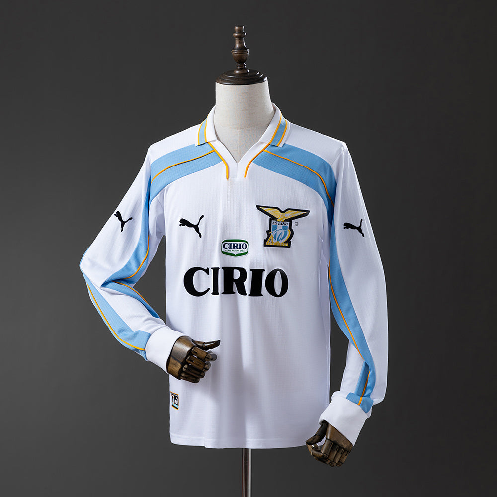 Lazio Jersey 2000-01 Away Retro Football Kit Long Sleeves product image 1