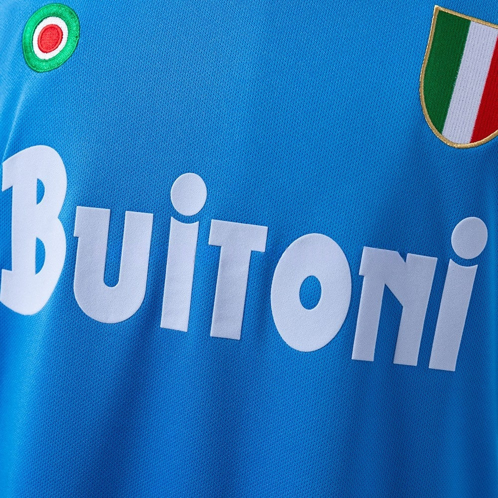 Napoli Jersey 1987-88 Home Retro Football Kit Long Sleeves product image 6
