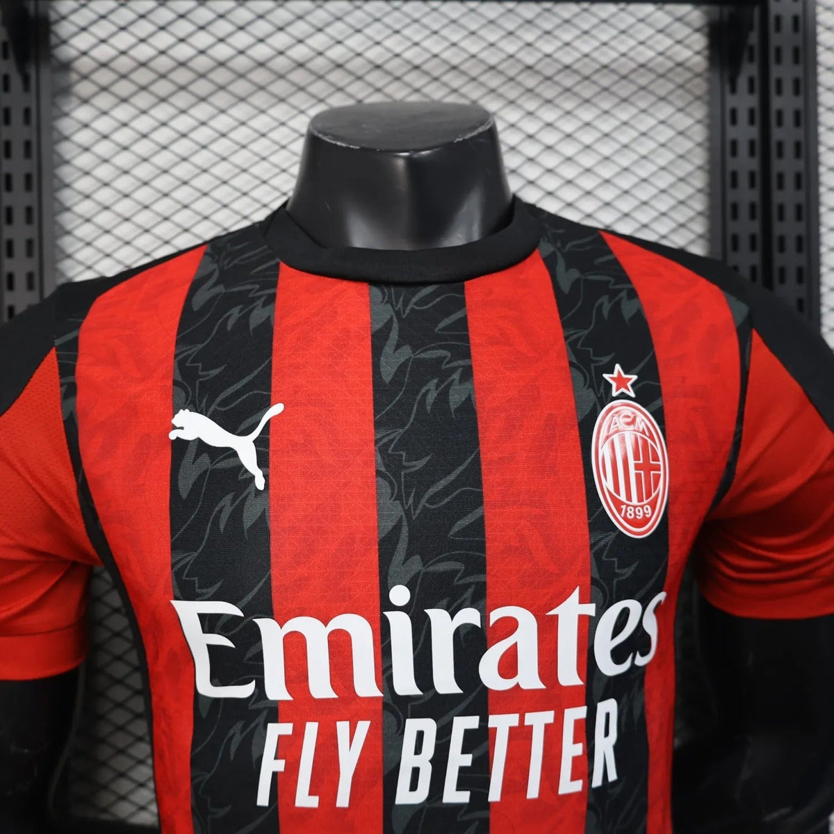 player version ac milan jersey 25/26 home football kit product image 7