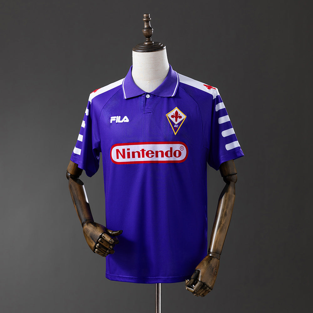 Fiorentina Jersey 1998-99 Home Retro Football Kit product image 1