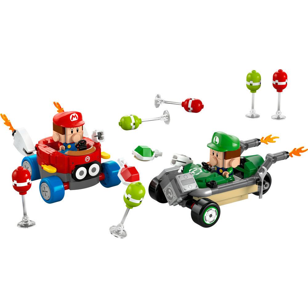 72034 Mario Kart - Baby Mario vs. Baby Luigi (Used) LEGO Super Mario product image 1, provided for visual reference and