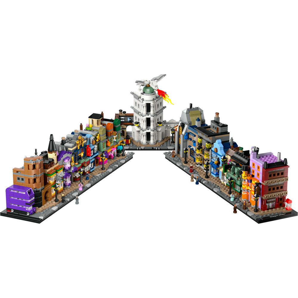 76444 Diagon Alley Wizarding Shops (Used) LEGO Harry Potter product image 1, provided for visual reference and product