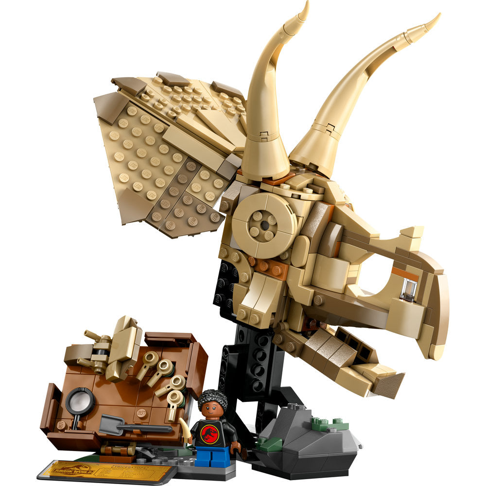 76969 Dinosaur Fossils: Triceratops Skull (Used) LEGO Jurassic World product image 1, provided for visual reference and