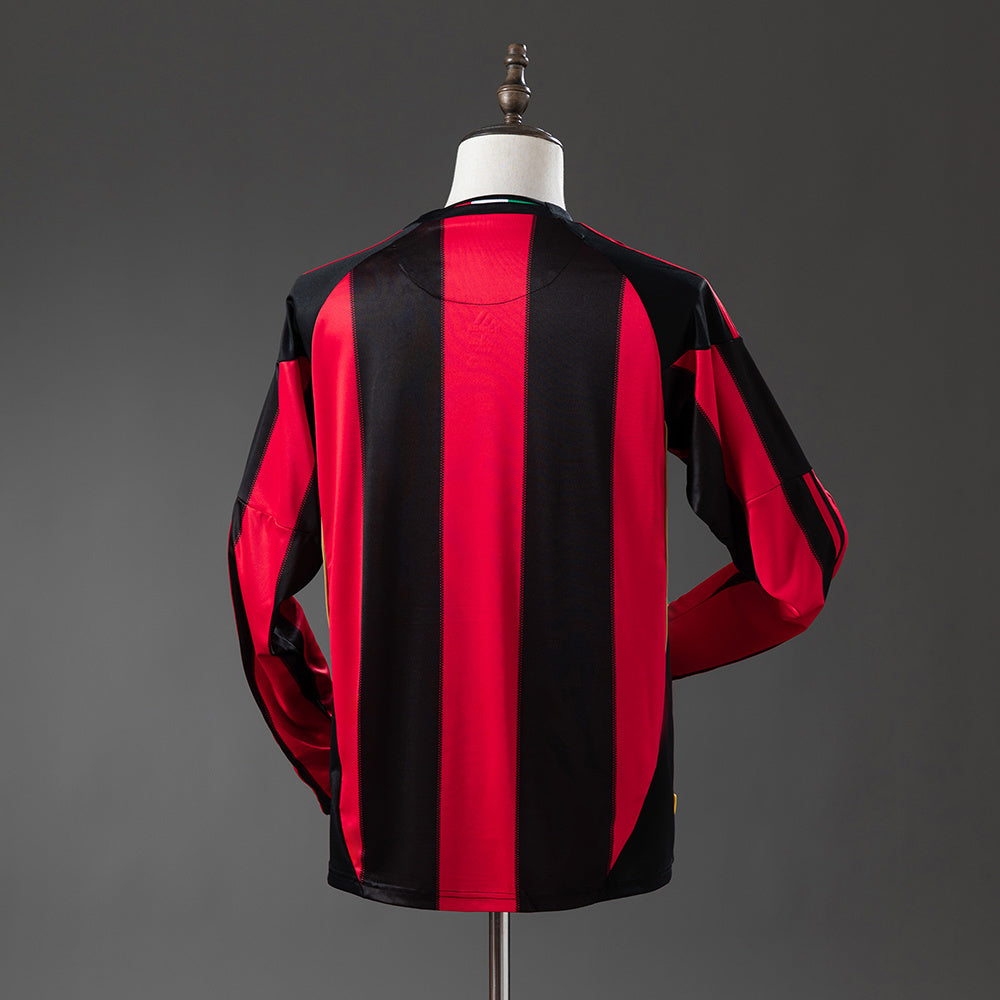 AC Milan Jersey 2010-11 Home Retro Kit Long Sleeves product image 2