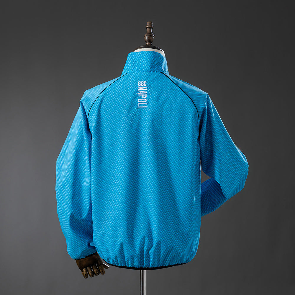 Napoli Windbreaker 2025/26 Blue Football Soccer Jacket product image 2