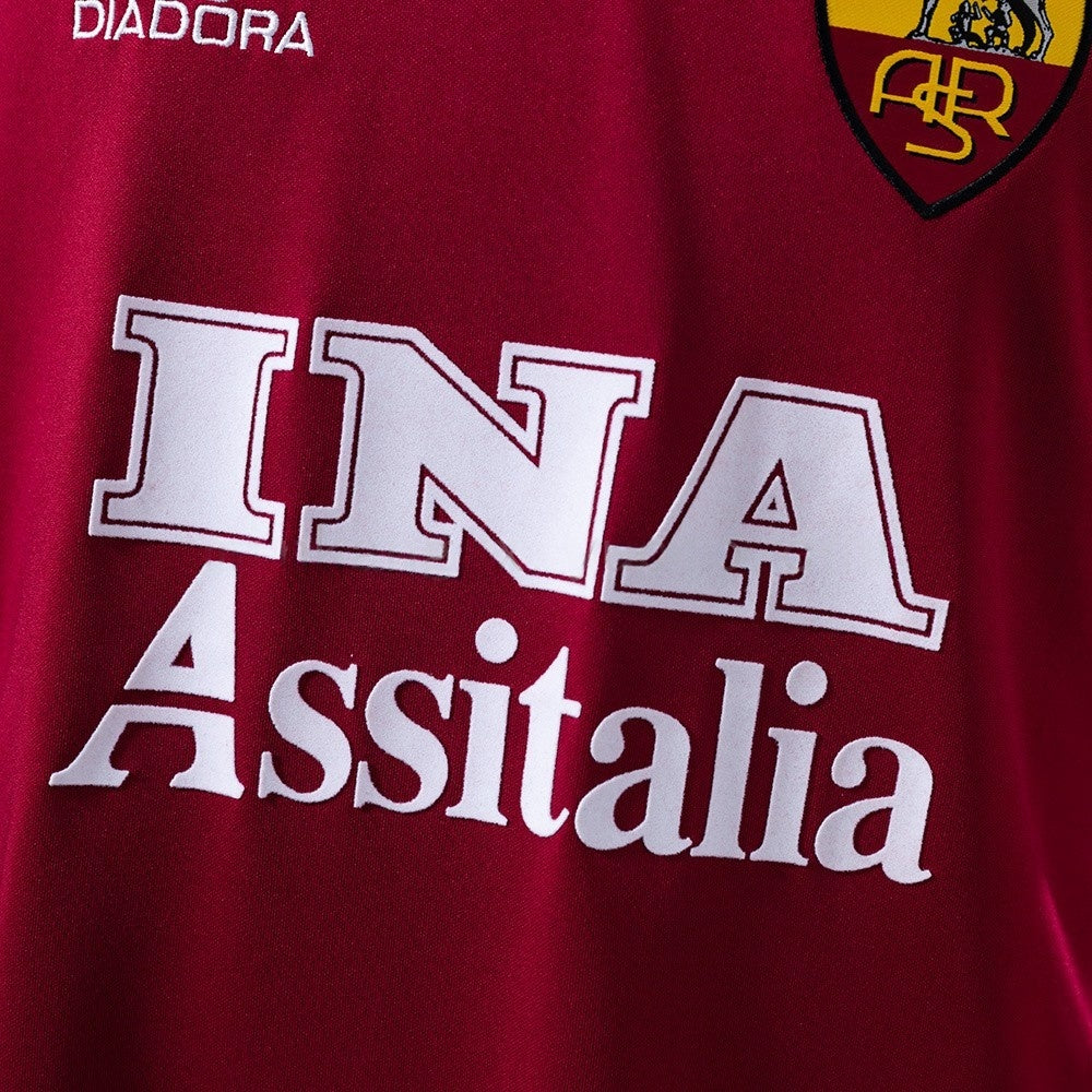 Rome Jersey 1998-99 Home Retro Football Kit product image 6