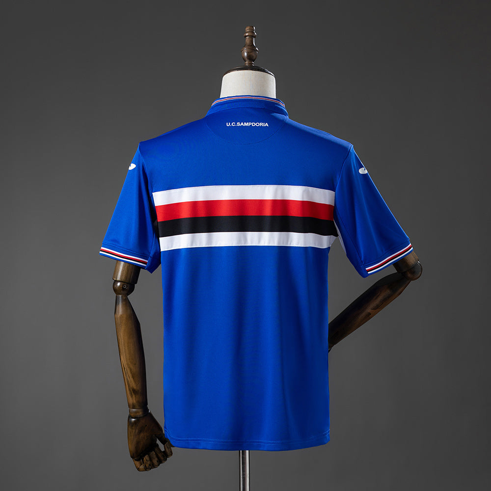 Sampdoria Home Jersey 2015-2016 Retro Football Kit Soccer product image 2