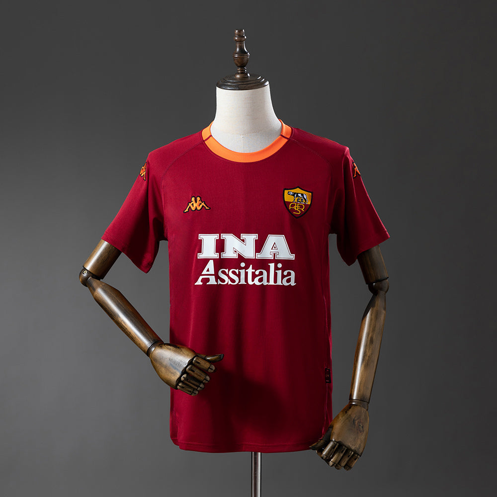 Rome Jersey 2000-01 Home Retro Football Kit product image 1