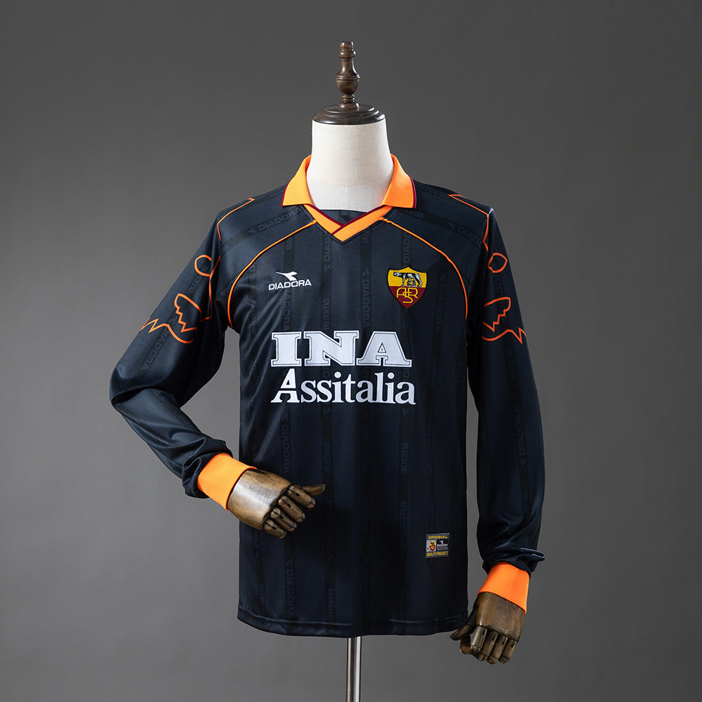 Rome Jersey 1999-00 Third Retro Football Kit Long Sleeves product image 1