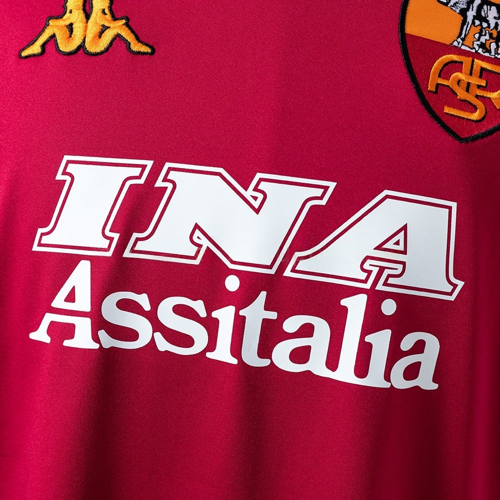 Retro Rome Home Jersey 2000-01 Long Sleeves Football Kit product image 6