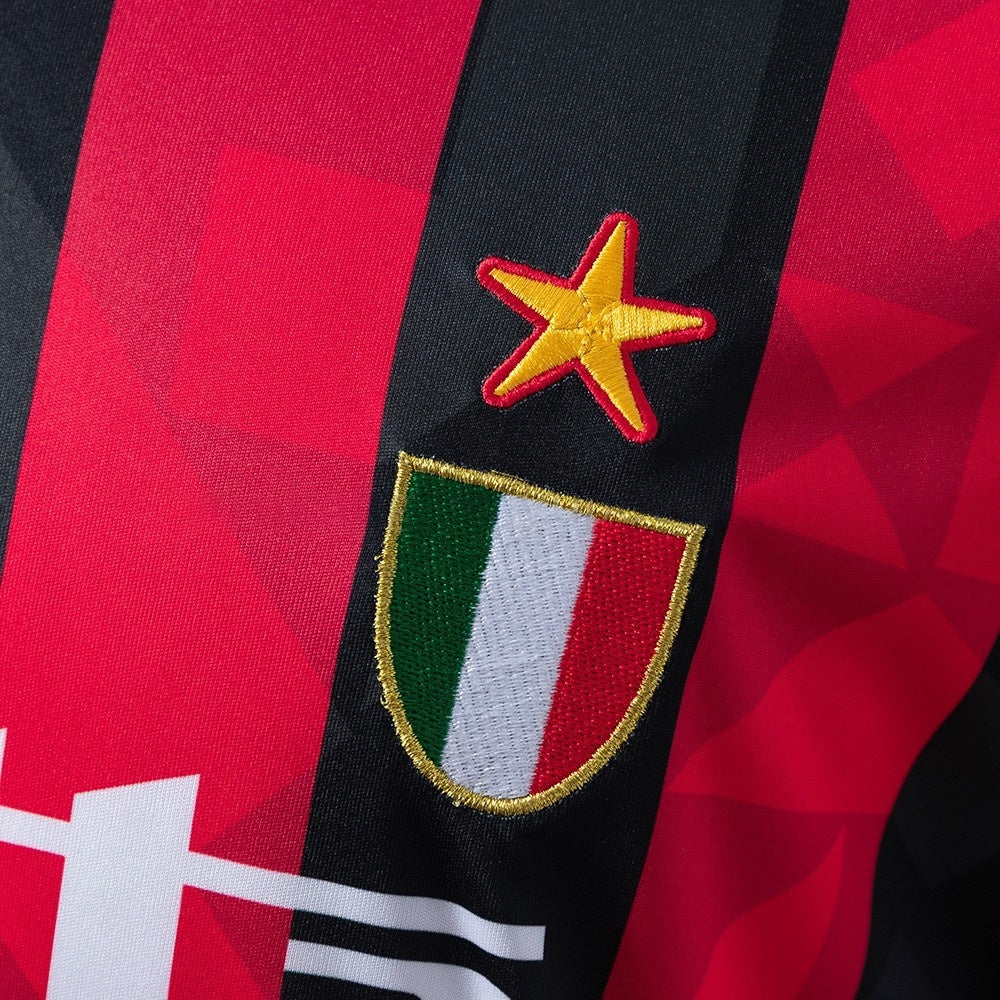 AC Milan Jersey 1993-94 Home Retro Football Kit Long Sleeves product image 5