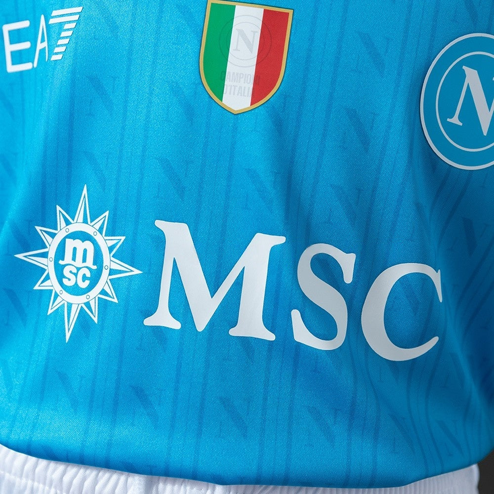 Kids SSC Napoli Jersey 25/26 Home Football Kit product image 4