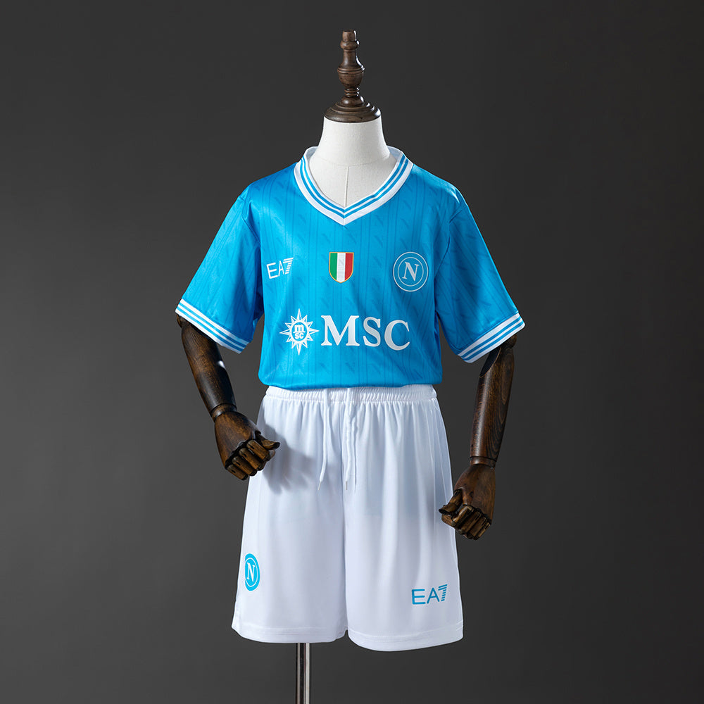 Kids SSC Napoli Jersey 25/26 Home Football Kit product image 1