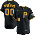 Custom Pittsburgh Pirates Alternate Jersey - Black product image 1