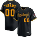 Custom Pittsburgh Pirates Alternate Away Jersey - Black product image 1
